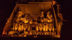 Abu Simbel by night, Egypte