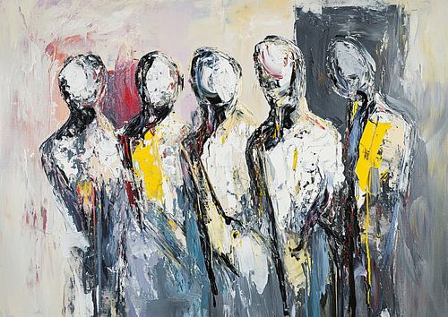 Menschen abstrakt von Kunst Laune