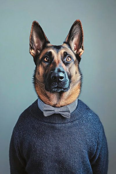 Belgian Malinois by Poster Art Shop