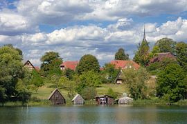 Wustrow dans la région des lacs du Mecklembourg sur Peter Eckert