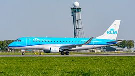 KLM Cityhopper Embraer ERJ-175 Passagierflugzeug. von Jaap van den Berg