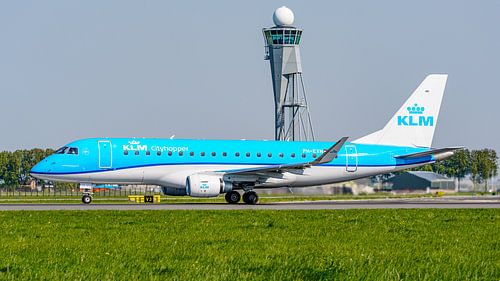 Avion de ligne Embraer ERJ-175 de KLM Cityhopper.