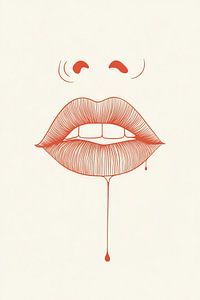 Erotische Lippen