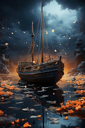 Segelt durch ein Land der Träume