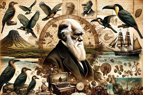 Charles Darwin - father of the theory of evolution