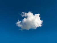 single white cloud