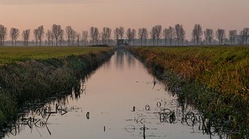 Ditch in winter by Wouter Bos