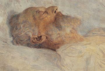 Oude man op zijn doodsbed, Gustav Klimt