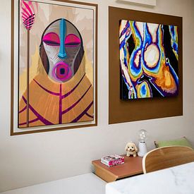 Klantfoto: De bewaker II (gezien bij vtwonen) van Siegfried Gwosdz, als ArtFrame