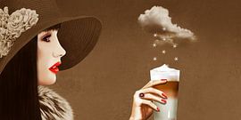 A heavenly latte macchiato