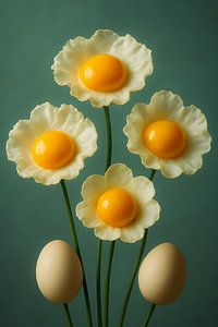Eigelbblüten - Kreative Osterfantasie