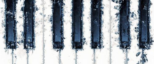 Pianokeys with the style 'Deep Blue'