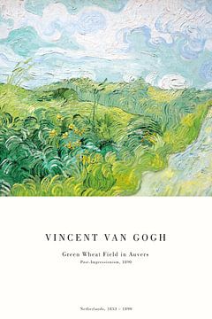 Vincent van Gogh - Green Wheat Field in Auvers by Old Masters