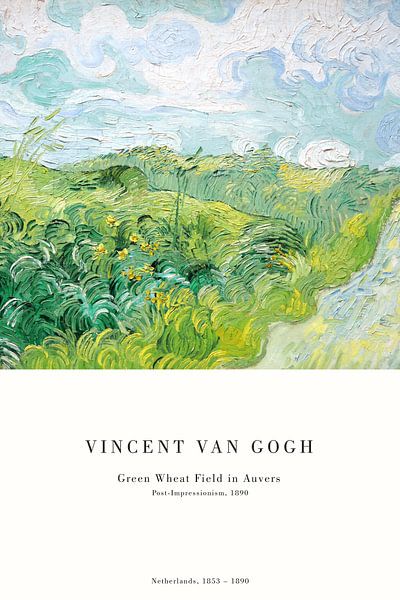 Vincent van Gogh - Champ de blé vert à Auvers par Old Masters