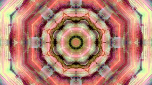 Flower of life abstraction in watercolours and ink by FRESH Fine Art