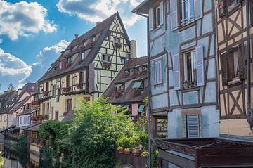 Colmar La Petite Venise vue sur le canal en Alsace française sur Sjoerd van der Wal Photographie