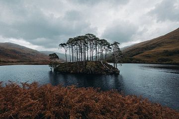 Eiland in Schotland van Richard