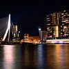 The Erasmus Bridge in Rotterdam by Rick van de Kraats