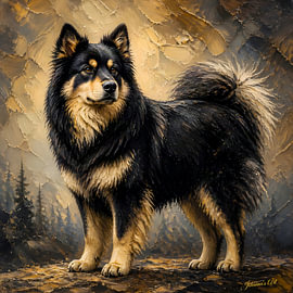Lappischer Schäferhund von Johannas Art Creations