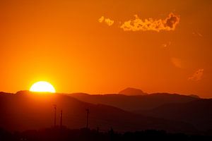 Sonnenuntergang in der Toskana