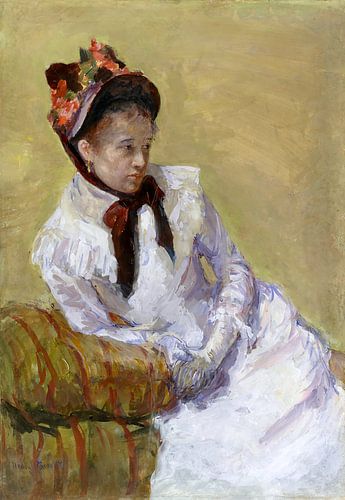 Portret door Mary Cassatt