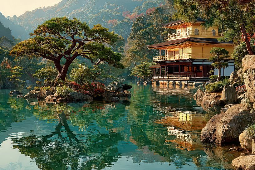 Peinture d'art japonaise par Egon Zitter