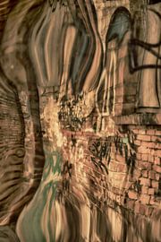 Reflektiertes Graffiti