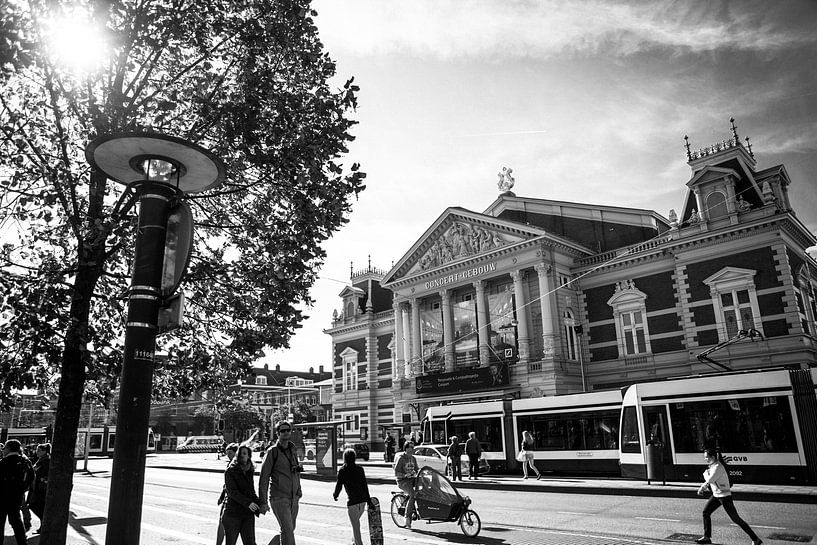 Concertgebouw Amsterdam noir et blanc par PIX STREET PHOTOGRAPHY