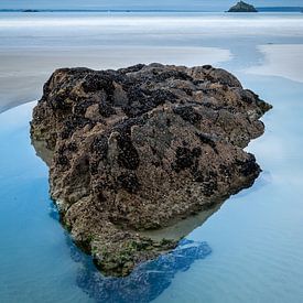 Tropisch strand op het schiereiland Crozon in Bretagne van Sandy Spaenhoven Photography