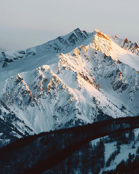 Morgenmagie über den Alpen von fernlichtsicht