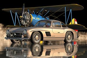 Mercedes 300SL Gullwing - Une voiture de sport ultime sur Jan Keteleer