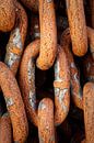 Close-up van een roestige ankerketting van gaps photography thumbnail