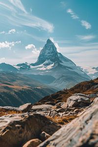 Erhabener Berg, alpines Juwel