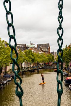 Stehpaddler in Leiden