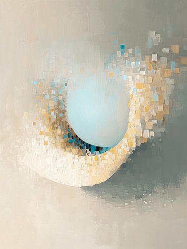 Modern en abstract, Japandi stijl.