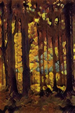 Autumn in the forest by Reina Nederland in kleur