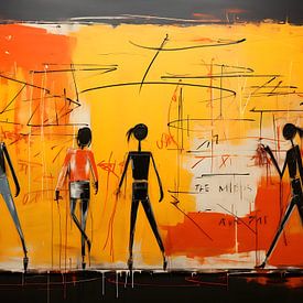 Painting by Basquiat by PixelPrestige