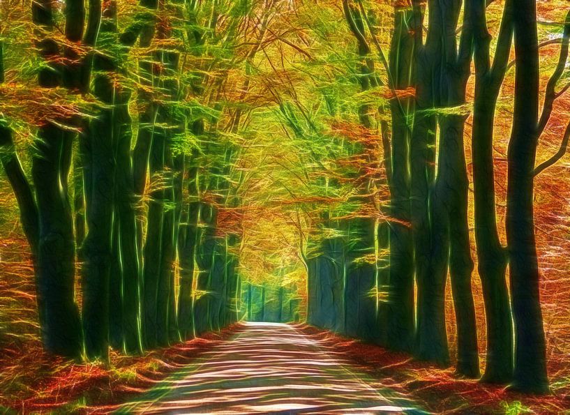 Autumn Art (Autumn colours) by Caroline Lichthart