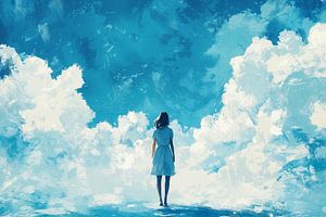 Auf Wolken gehen