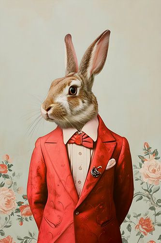 Kaninchen mit Stil