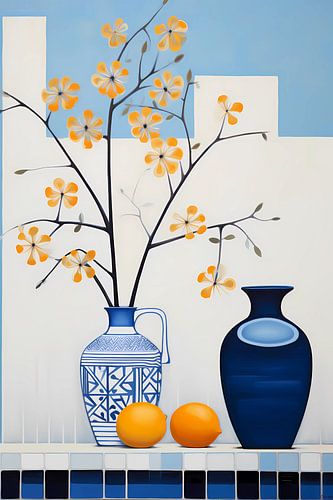 Uitzicht op Grieks eiland