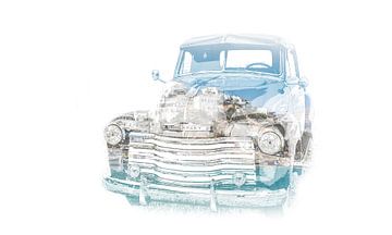 Old truck by Art of Johan Schulte
