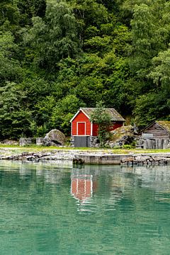 Chalet en bois en Norvège sur Xan Photography