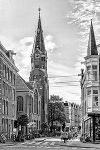 Die Orangene Kirche in Amsterdam von Don Fonzarelli