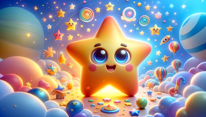 Sternenkind im Traumland – Fantasiewelt erwacht von artefacti