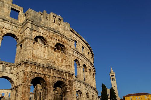 Het amfitheater van Pula in Kroatië