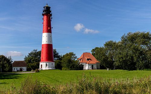 Lighthouse with little house on Pellworm
