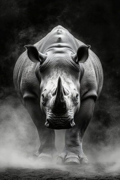 Rhinoceros by Poster Art Shop