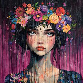 Vrouwen Bloemen van Blikvanger Schilderijen