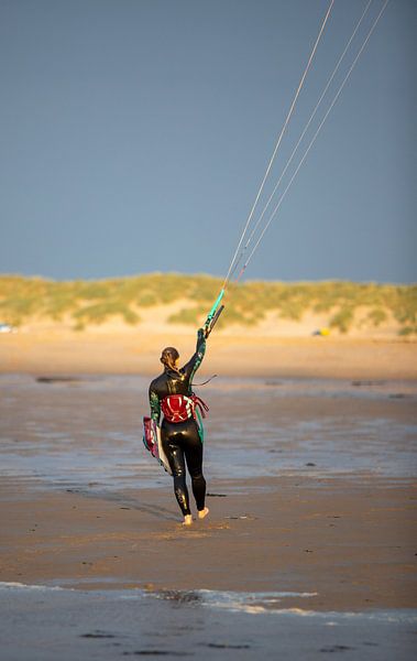 Game over - Kitesurf paradijs -Brouwersdam van Ton Tolboom